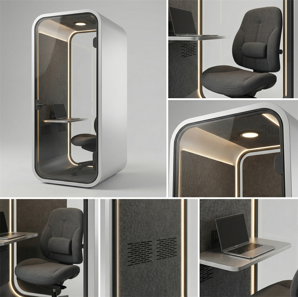 Áit Chónaithe Capsule Mini Spáis Soundproof Soghluaiste